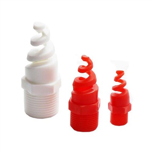 Pigtail PP PTFE Plastik Spiral Sprey Nozulları